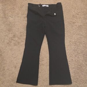 Zara Classic Black Flared Dress Pants size 9
